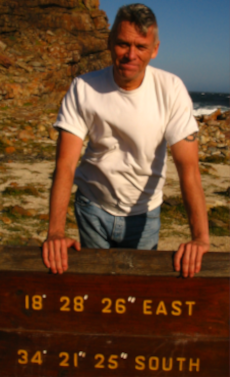 Dave at Cape Point, South Africa.